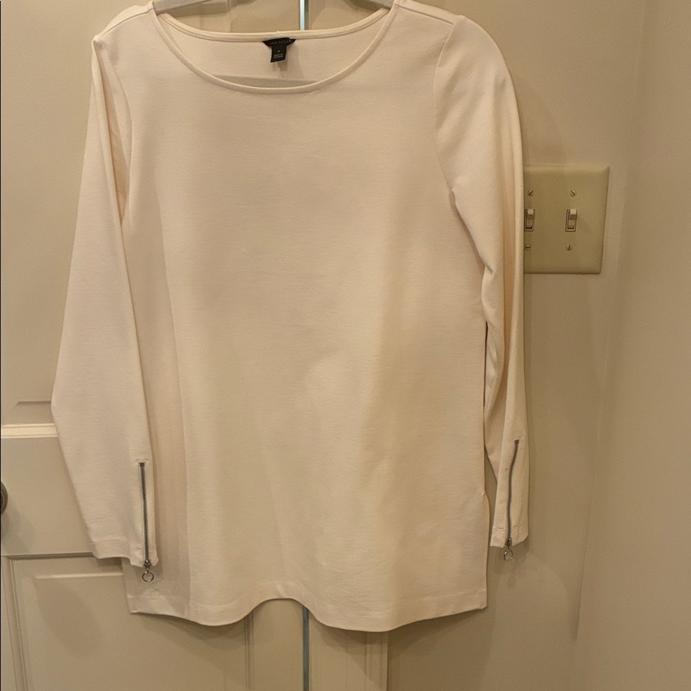 Ann Taylor ivory tunic